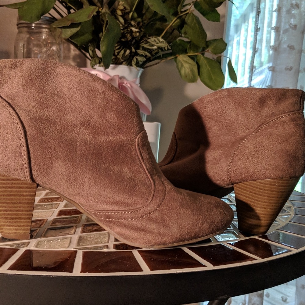 Nude booties